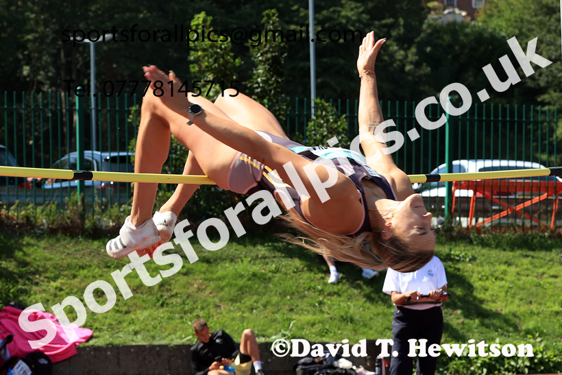 Heptathlon high jump, 2025 EAP International Combined Events, Hexham, Northumberland.  Photo: David T. Hewitson/Sports for All Pics